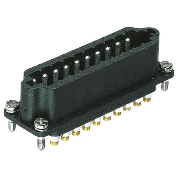 09700202622 Connector Power Heavy Duty MALE INSERT HAN 16A 20 POLE, Han A Series