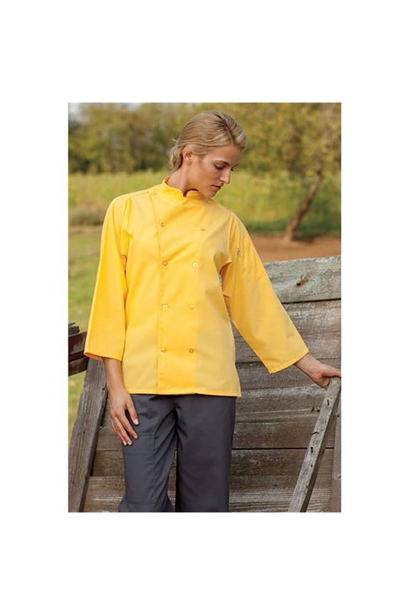 0975-5202 Epic 3/4 Sleeve Chef Shirt in Sunflower - Small