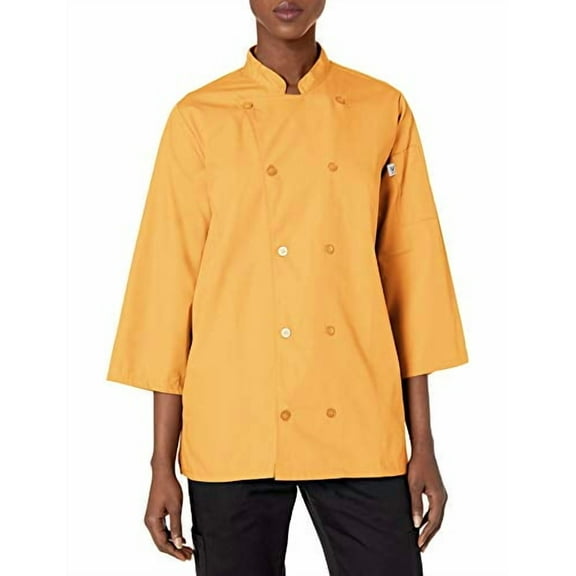 0975-5209 3/4 Epic Sleeves Chef Shirt in Sunflower - 5XLarge