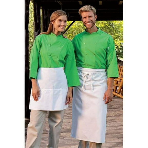 0975-5407 Epic 3/4 Sleeve Chef Shirt in Lime - 3XLarge
