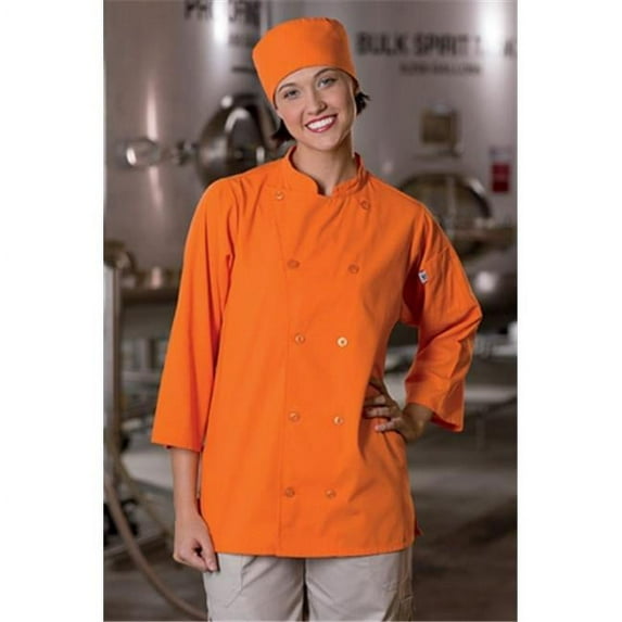 0975-6704 Epic .75 Slv Chef Shirt Carrot Lg