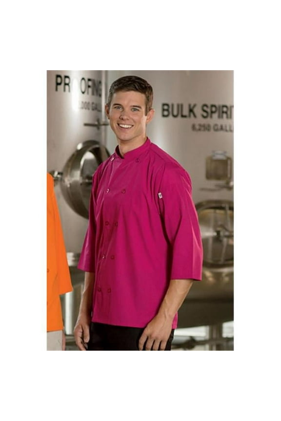 0975-6806 Epic . 75 Slv Chef Shirt Berry 2Xl