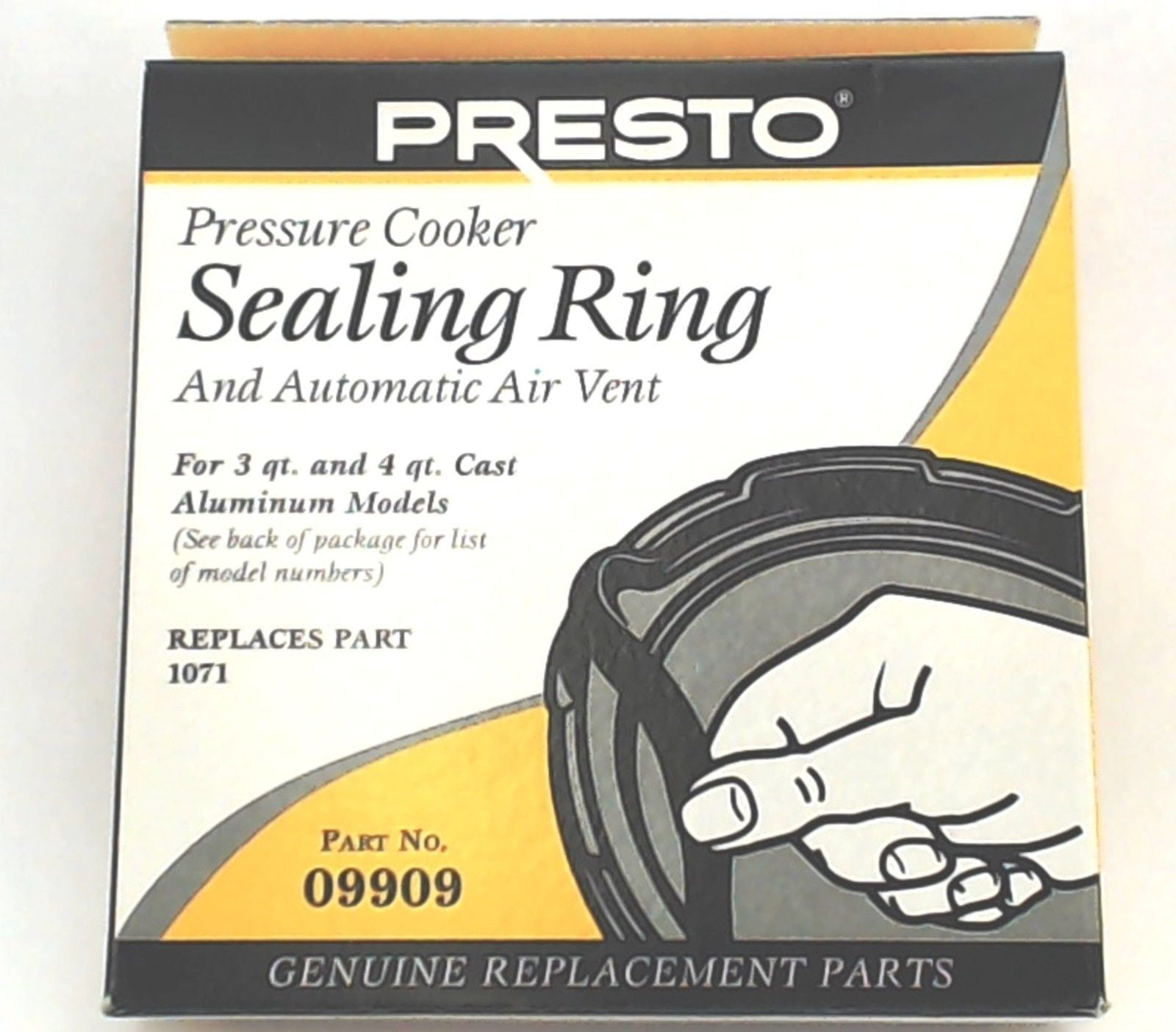 09909, Pressure Cooker Sealing Ring Gasket Fits Presto 40 Models