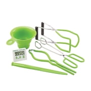 09995 7 Function Canning Kit, Funnel For Filling Regular And Wide Mouth Canning Jars By Presto