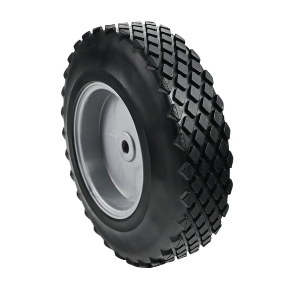 0G8651 Wheel for Generac Generator, 9.5 Portable Generator Mobile System Replacement Plastic Wheel and Tire, 1/2 Offset Hub
