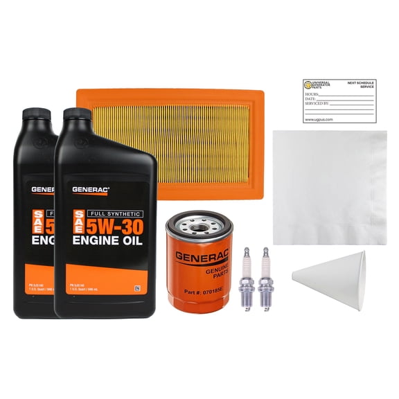 0J93230SSM 20Kw-22Kw SM 999 Maintenance Kit (Synthetic Oil 5W30) With UGP Replacement for 0J8478S Air Filter
