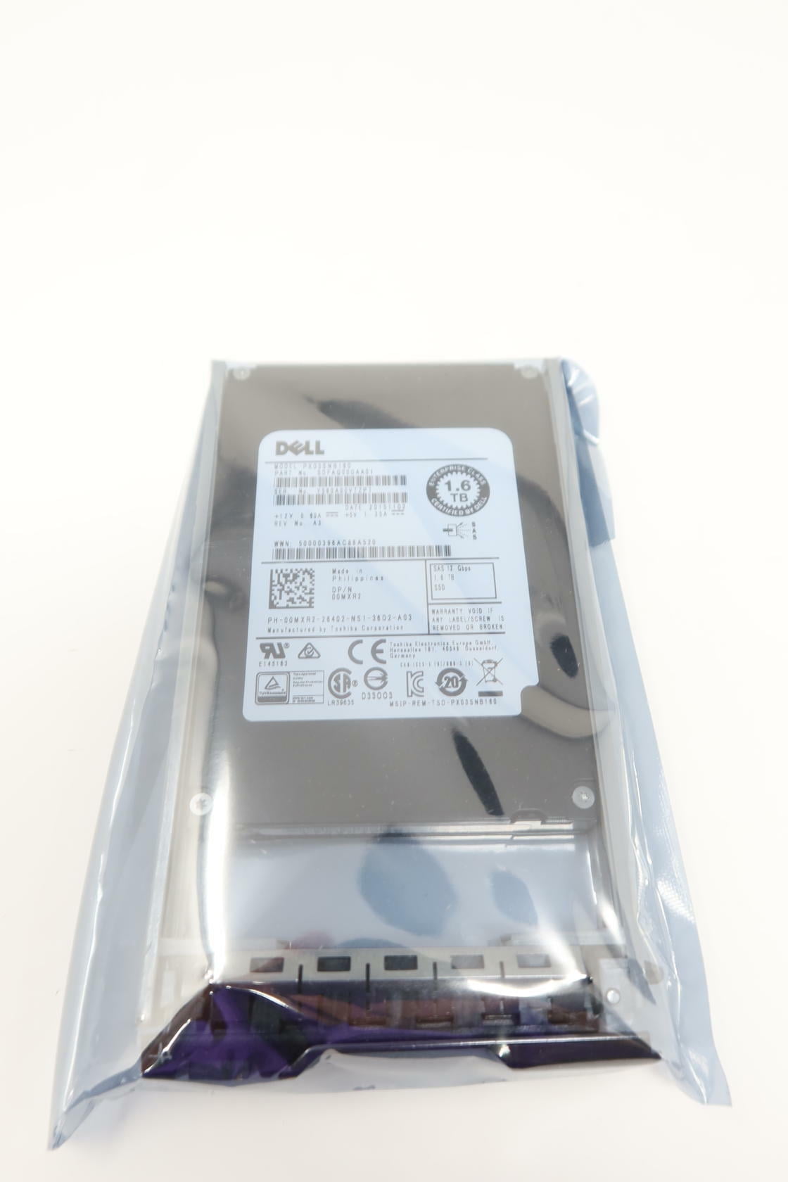 0MXR2 PX03SNB160 Dell 1.6TB 12G 2.5 SAS-SSD Drive
