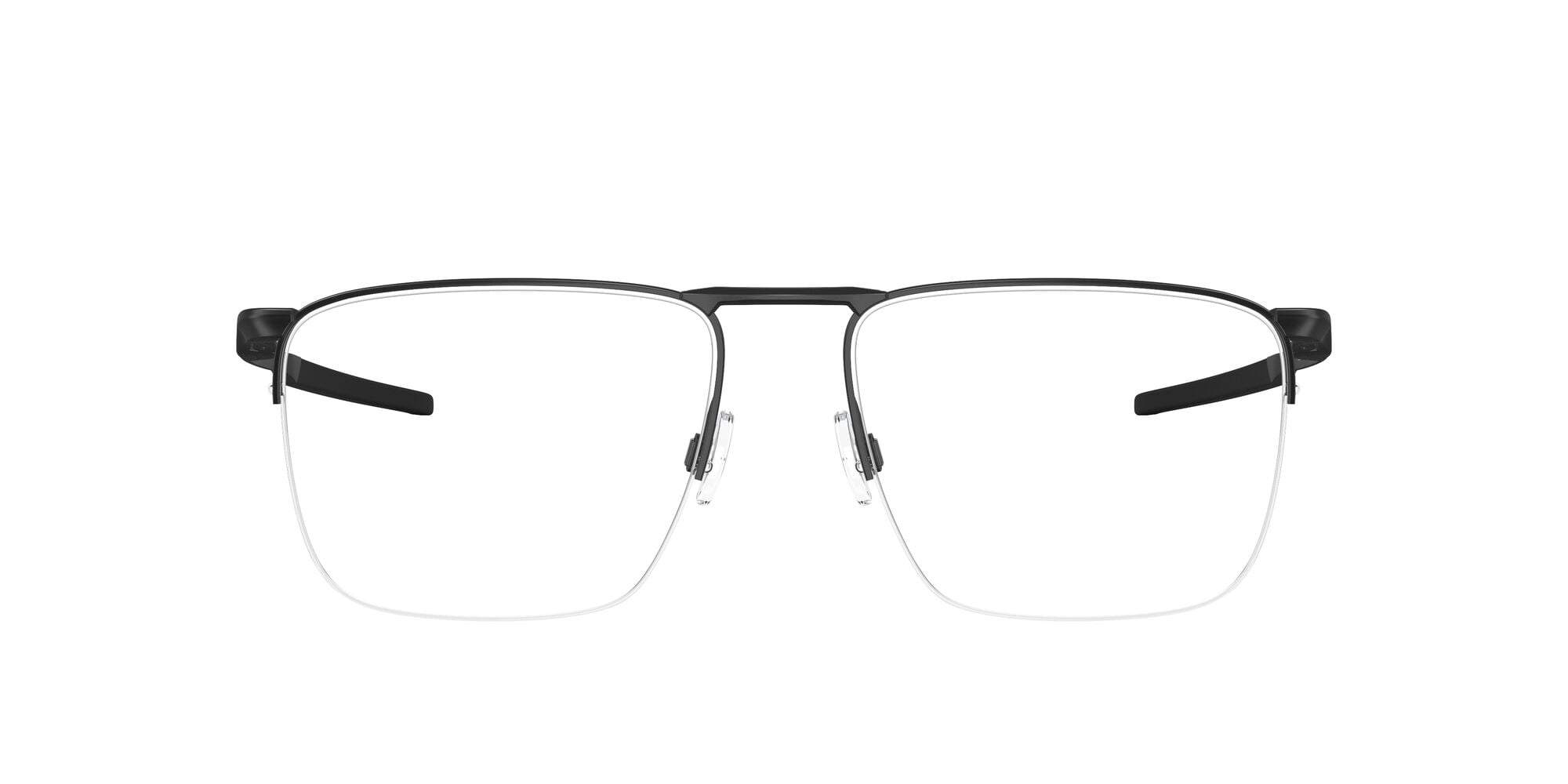 Oakley Men's Size 55 Voon Optical Glasses, Satin Black/Demo Lens