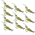 thumbnail image 1 of 10Pcs Shrimp Simulation Soft, Voodoo ShrimpGulp Prawn Lure Bait Hook Tackle Bass Fishing Lures, 1 of 5