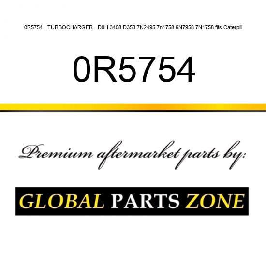 0R5754 - TURBOCHARGER - D9H 3408 D353 7N2495 7n1758 6N7958 7N1758 fits Caterpill