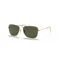 thumbnail image 1 of Ray-Ban Caravan Sunglasses, Geometric Square Eyeglasses with Case, Arista Gold/G-15 Green, Size 58, 1 of 6