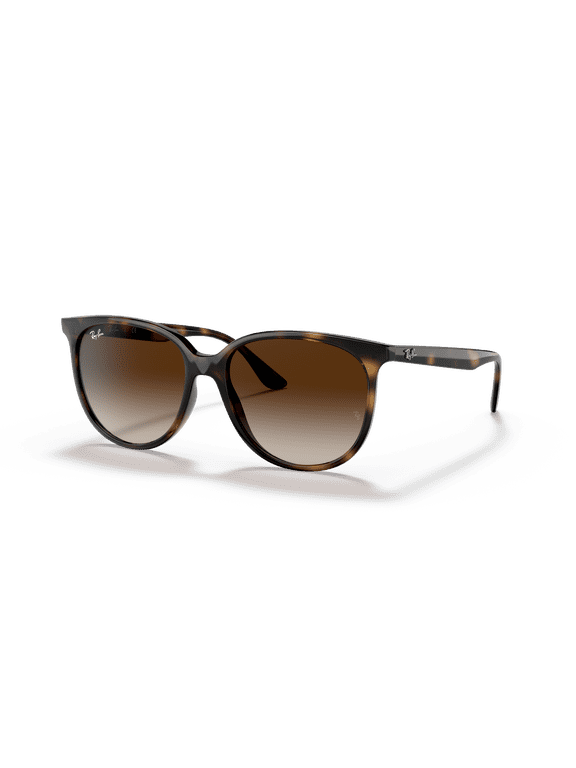 Women's Size 54 Square Sunglasses, Polished Havana/Gradient Brown