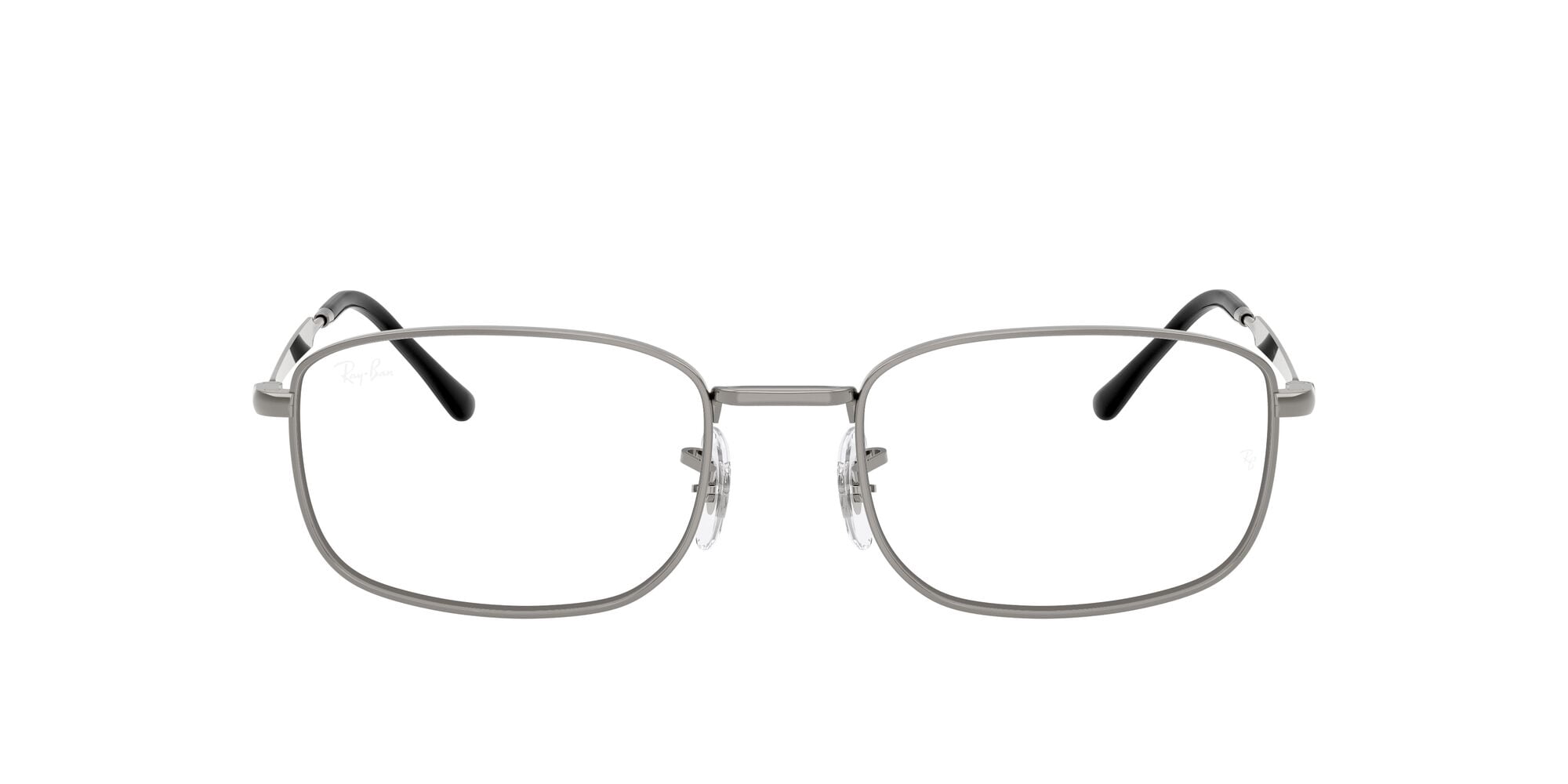 Ray-Ban Unisex Size 54 Pillow RB6533 Optics Prescription Eyeglasses with Case, Gunmetal/Demo Lens