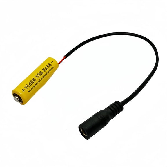 0V NonConductive 2a Battery Eliminators LR6 2a Dummy Battery Setups Shell With 5.5x2.5mm Input For Toy And Small Fan