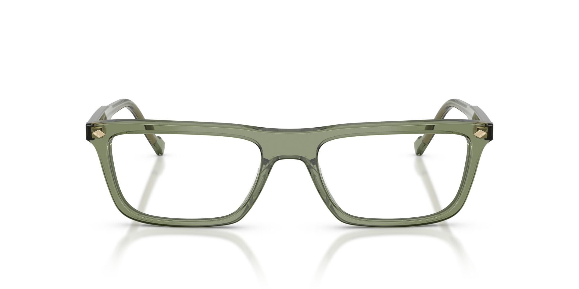Vogue VO5686 Unisex Transparent Green Acetate Eyeglasses, 55mm