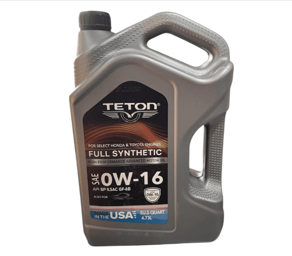 Teton Oil, 0W-16 Advanced Full Synthetic Motor Oil, 5 Quarts 4.73L ...