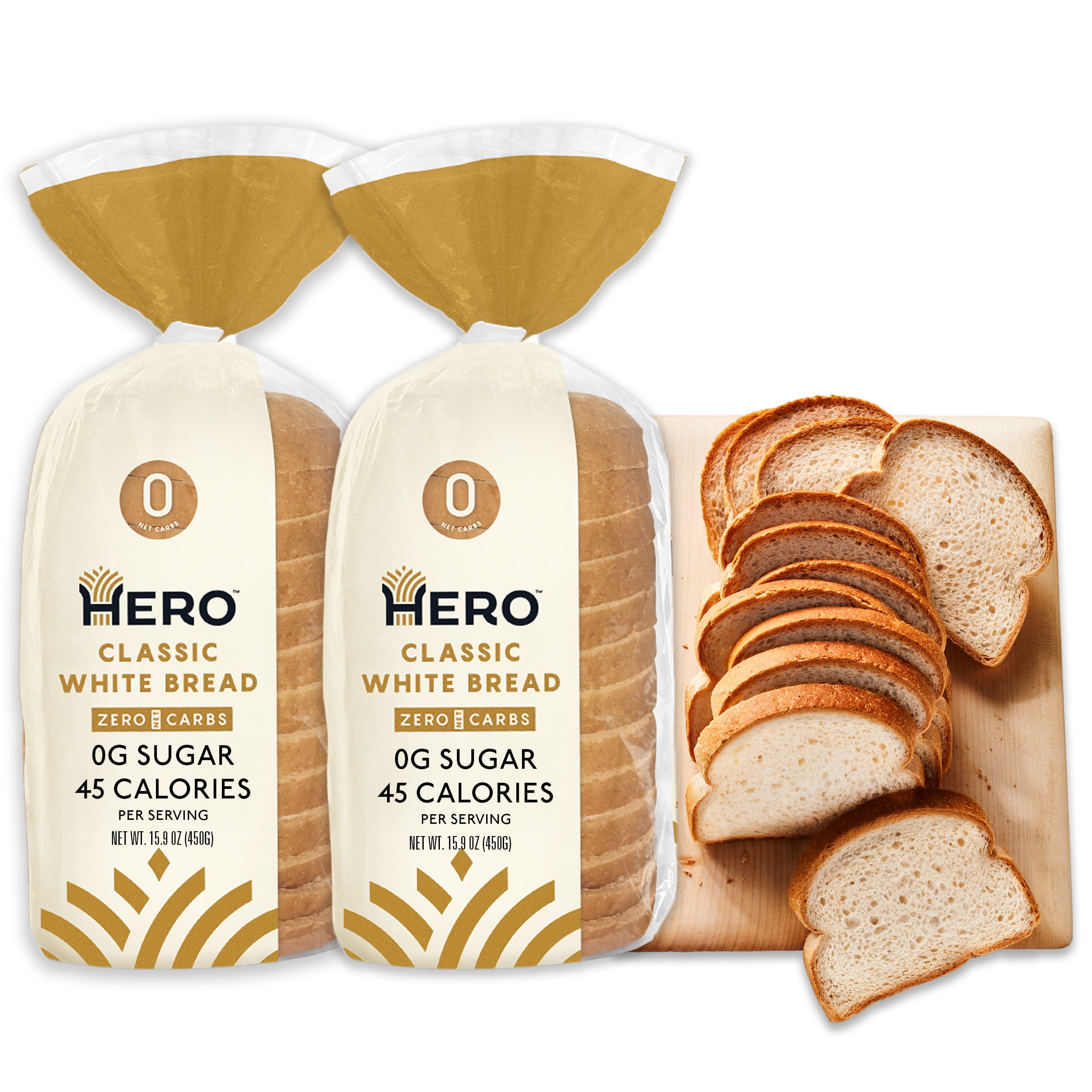 0g Net Carb Hero Classic White Bread
