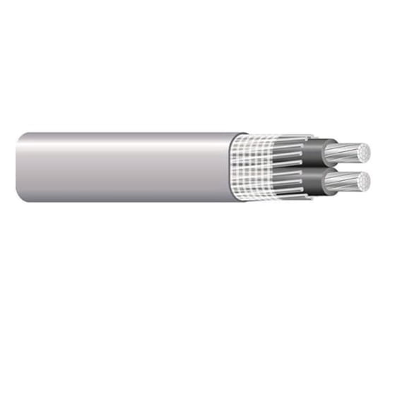 1/0-1/0-1/0 Aluminum SEU Service Entrance Cable with Ground (25FT Cut)