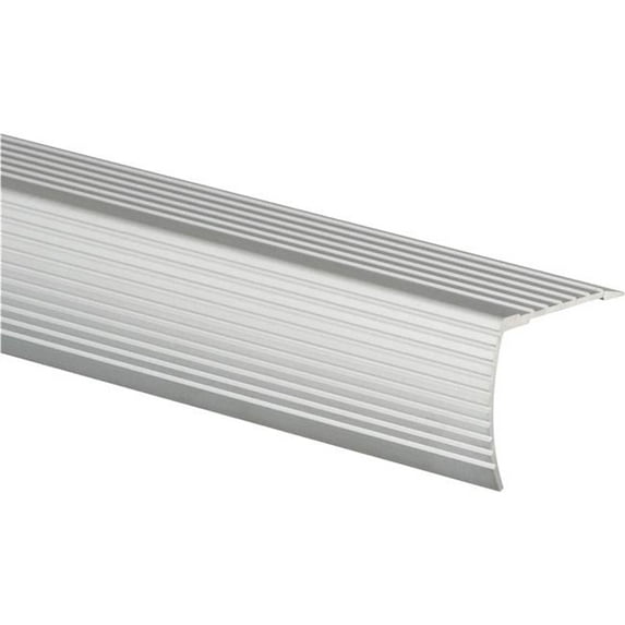 1-0.12 x 36 in. Frost King Stairnose, Satin Silver
