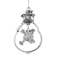 thumbnail image 1 of 1.0 Carat Frog Snowman Holiday Ornament, 1 of 2