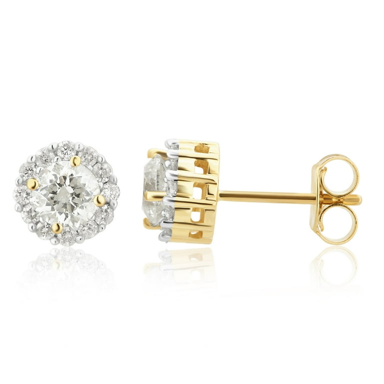 1.0 ct tw diamond earrings