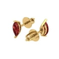 thumbnail image 1 of 1.0 Ct Marquise Cut Studs Red Natural Garnet 14K Yellow Solid Solid Gold Everyday Dainty Earrings Screw Back, 1 of 6