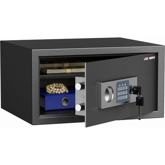 1.0 Cubic Feet Digital Security Safe for Money Jewelry Documents and Guns Bestseling