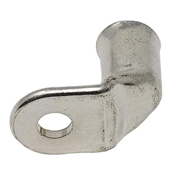 1/0 Ga. 1/4 Inch Stud Corrosion-Resistant Copper Lugs - 90 Degree - (Pack of 5)