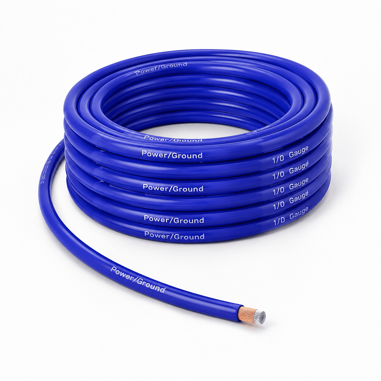 1/0 Gauge Wire (25ft) Copper Clad Aluminum Caa - Prmiary Automotive Car ...