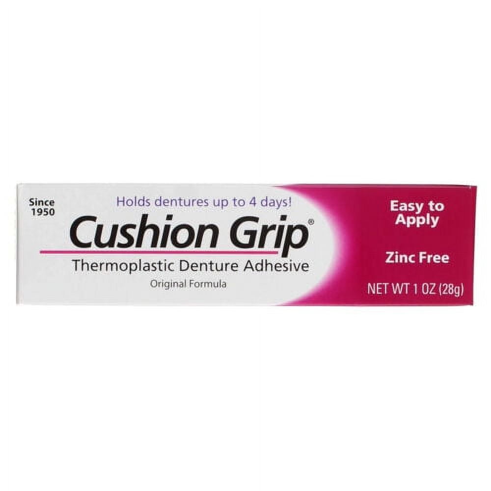 1.0 Oz Cushion Grip TruStay Denture Adhesive Cream