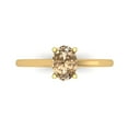 thumbnail image 1 of Solitaire Engagement Ring for Women - 1ct Yellow Moissanite in 14K Yellow Gold Promise Ring, 1 of 6