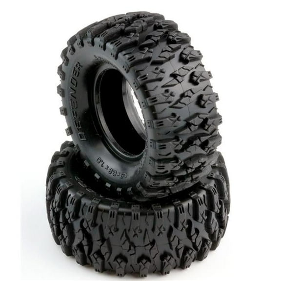 1.0 in. 1 by 24 Scale Defender Micro Crawler Tires for Axial SCX24