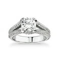 thumbnail image 1 of Diamond-Capitals 1.00 Ct Stunning Round Cut Solitaire Natural Diamond (F-G/VS1) Engagement Ring for Women in 14K White Gold Size 9.5, 1 of 7