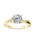 thumbnail image 1 of 1.00 Carat Brilliant Round Cut Natural Diamond Solitaire Beautiful Ring for Engagement Solid 18K Yellow Gold Size 9, 1 of 8