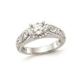 thumbnail image 1 of 1.00 Carat (Ctw VS2-VS1, D-E-F) IGI Certified Lab-Grown Diamond Solitaire Engagement Ring 14K White Gold for Women, 1 of 6