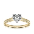 thumbnail image 1 of 1.00 Carat Excellent Heart Shape Genuine Diamond Latest Design Solitaire Engagement Ring for Ladies Solid 18K Yellow Gold Size 7.5, 1 of 6