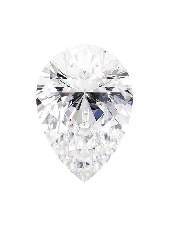 1.00 Carat Lab Grown Loose Diamond White Pear Brilliant Cut VS2 Loose Stone