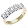 thumbnail image 1 of 1.00 Carat Two Tone Gold Diamond Band, 1 of 2