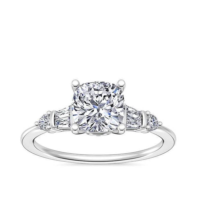 Ct Brilliant Cushion Cut Natural Diamond Cushion Solitaire