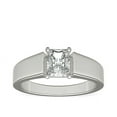 thumbnail image 1 of 2.00 Ct Brilliant Radiant Shape Solitaire IGI Certified Lab Grown Diamond Beautiful Wedding Ring for her Solid 18K White Gold Size 7, 1 of 10