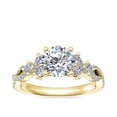 thumbnail image 1 of 1.00 Ct Round Cut Stylish Solitaire Natural Diamond (F-G/VS1) Anniversary Ring for her Solid 18K Yellow Gold Size 6.5 by Diamond-Capitals, 1 of 8