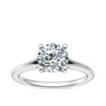 thumbnail image 1 of 1.00 Ct Clarity VS1 Color F-G Round Natural Diamond Stunning Solitaire Engagement Ring for Womene Solid 14K White Gold Size 7.5, 1 of 8