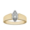 thumbnail image 1 of 1.00 Ct Marquise Cut Genuine Diamond Solitaire Wonderful Ring for Ladies Solid 18K Yellow Gold by Diamond-Capitals Size 10.5, 1 of 6