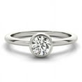 thumbnail image 1 of 1.00 Ct Solitaire Round Diamond Wedding Rings for Women Solid 18K White Gold, 1 of 6