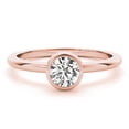 thumbnail image 1 of 1.00 Ct Stunning Solitaire Round Diamond Bridal Rings Solid 18K Rose Gold, 1 of 5