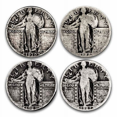 $1.00 Face Value Standing Liberty Quarters w/Dates