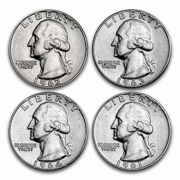 $1.00 Face Value Washington Quarters BU