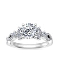 thumbnail image 1 of 1.00 Ct Elegant Round Cut Natural Diamond Solitiare Engagement Ring for Women in 14K White Gold (F-G/VS1) Size 3 by Diamond-Capitals, 1 of 8