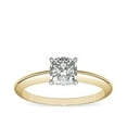 thumbnail image 1 of 1.00 T.C.W Cushion Shaped Genuine Diamond Stunning Solitaire Wedding Ring for Women Solid 14K Yellow Gold Size 3.5, 1 of 6
