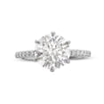 thumbnail image 1 of 1.00 Ct Beautiful Round Shape Solitaire Genuine Diamond Wedding Ring for Gift Solid 14K White Gold Size 7 (F-G/VS1) by Diamond-Capitals, 1 of 7